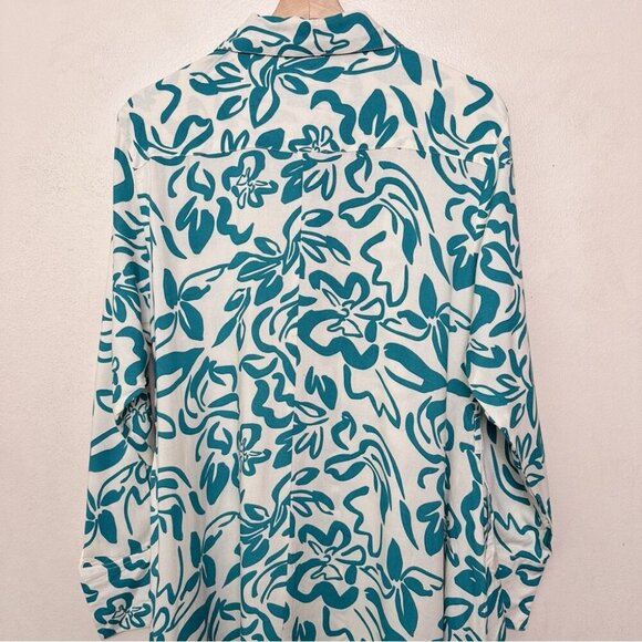 Threadbare Womens Large Turquoise Midi Shirt Dress - Picture 9 of 12